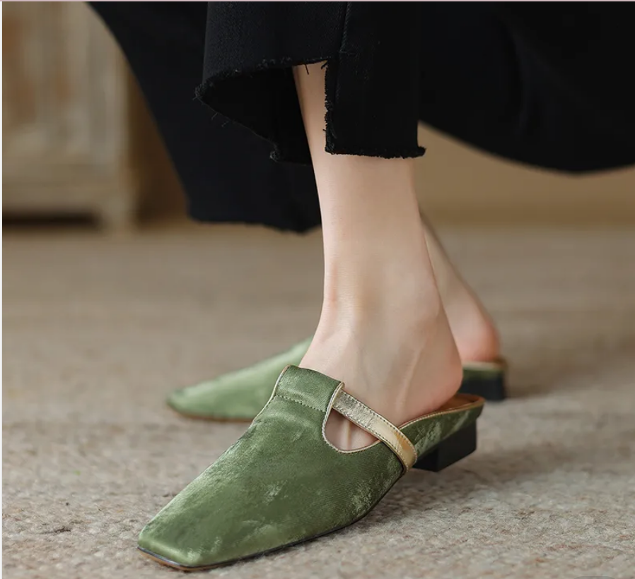 Industrial Women's Shoes SIFEIRO 2024 Spring New Arrival Genuine Leather Elegant Design Hollow-Out Slippers
