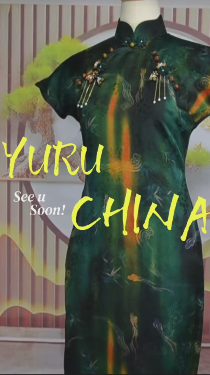 Elegant Lady's Choice, Chinese Cheongsam Qipao Dress – YURU CHINA