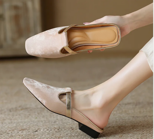 Industrial Women's Shoes SIFEIRO 2024 Spring New Arrival Genuine Leather Elegant Design Hollow-Out Slippers